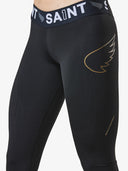 Women's Compression Tights for Hyrox, Marathon & Endurance | 15-20 mmHg Graduated, Low Rise