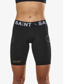 Women's Compression Shorts for Hyrox, Marathon & Endurance | 15-20 mmHg Graduated, Low Rise