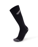 Compression Race Socks Black Silver