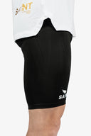 Men's Race Compression Shorts for Hyrox, Marathon & Triathlon | Drawcord, Gel Pockets, 225gsm