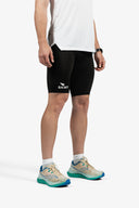 Men's Race Compression Shorts for Hyrox, Marathon & Triathlon | Drawcord, Gel Pockets, 225gsm