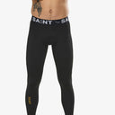 SA1NT LAYERS Men's P1 Elite Compression Tights, front view on a white background, 15-20 mmHg graduated compression