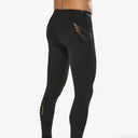 SA1NT LAYERS Men's P1 Elite Compression Tights, second studio angle showing the side panel