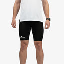 SA1NT LAYERS Men's P1 Race Compression Shorts, front view on a white background, 15-20 mmHg graduated compression