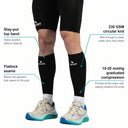 SA1NT LAYERS P1 Race Compression Calf Guards, features and graduated compression explained