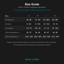 SA1NT LAYERS Compression Race Socks size guide by calf circumference