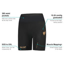 SA1NT LAYERS Women's P1 Ultra Compression Shorts features and 360 degree stretch waist pockets explained