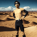 Mens P1 Ultra Compression Shorts - Ultra Front Desert